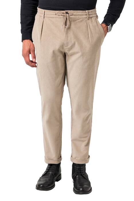 Chino kalhoty JP1880, natahovací, manšestr, do 7XL