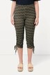 Capri-leggings, faldbånd, elastisk linning, økobomull