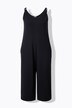Combinaison en jersey de coton bio, jambe large et couture fantaisie