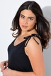 Combinaison en jersey de coton bio, jambe large et couture fantaisie