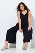 Combinaison en jersey de coton bio, jambe large et couture fantaisie