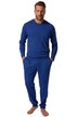 Pyžamo JP1880, břišní střih, dvojdílné, tričko s dlouhými rukávy, dlouhé kalhoty, do 8XL