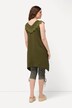 Eco Cotton Pointed Hem Sleeveless Knit Tunic