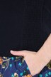 Corsetto in tradizionale stile Tracht dal taglio aderente e smanicato con velluto a coste e punto smock
