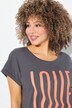 T-shirt oversize, imprimé LOVE. Manches courtes.
