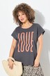 T-shirt oversize, imprimé LOVE. Manches courtes.