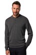 Úpletová polokošile JP1880, FLEXNAMIC®, dlouhé rukávy, merino vzhled, do 7XL