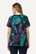 T-shirt, palmer, A-linje, V-udskæring, halværmer