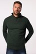 JP 1880 Troyer, TwoTone-Strick, Zippkragen, bis 7 XL