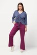 Color-jeans Mary, wijde pijpen, biologisch katoen