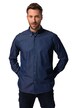 Džínová košile JP1880, dlouhé rukávy, límeček s knoflíky, Comfort střih, do 8XL