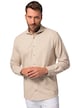 Flanelová košile JP1880, dlouhé rukávy, žraločí límeček, Comfort střih, do 8XL