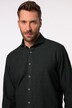 Chemise en flanelle JP 1880, manches longues, col requin, coupe Comfort Fit - jusqu'au 8 XL