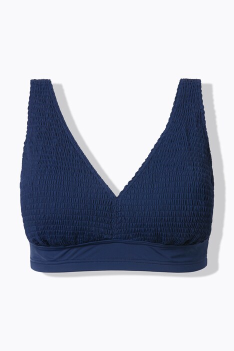 Haut de bikini à coques souples, texture raffinée
