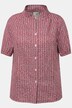 Traditionel bluse, Tern, skålkrave, V-udskæring, korte ærmer