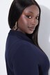 Goblet Collar 3/4 Sleeve Dress