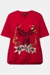T-shirt à motif traditionnel bavarois, avec col V et manches courtes. Base élastique