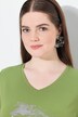 T-Shirt, Trachtenmotiv, Classic, V-Ausschnitt, Halbarm