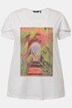 T-shirt imprimé. Ligne A, col rond et manches courtes