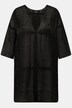 Blouse jasje, linnenmix, A-lijn, V-hals, 3/4-mouwen