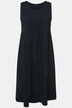 Round Neck Short Empire Knit Dress