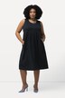Round Neck Short Empire Knit Dress