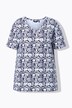 Coral Reef Printed Short Sleeve V-Neck Tee