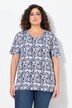 Coral Reef Printed Short Sleeve V-Neck Tee
