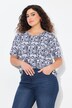 Coral Reef Printed Short Sleeve V-Neck Tee