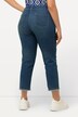 7/8-capri-jeans Sienna, gerafelde zoom, smalle pijpen, elastische tailleband