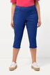 Caprihose Sienna, Fransensaum, schmales Bein, Stretch