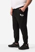 Men+ joggebukse, elastisk linning, NYC print, opptil 84/86