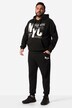 Men+ joggebukse, elastisk linning, NYC print, opptil 84/86