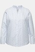 Blouse, goblet kraag, hertenprint, lange mouwen