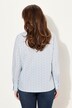 Blouse, goblet kraag, hertenprint, lange mouwen