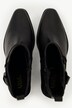 Bottines mélange de cuirs, semelle de propreté amovible - largeur H