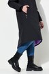 Manteau de pluie technique à capuche, fermeture éclair à double sens