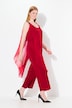 Jumpsuit, dobbelt lag, glitter-dobbelstropper, ermeløs