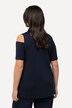 T-shirt à strass, col rond et manches 3/4. Ligne A