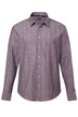 Košile Men+, lněná směs, dlouhé rukávy, Kent límeček, Comfort střih, pruhy, do 8XL