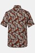 Košile Men+, břišní střih, krátké rukávy, límeček s knoflíky, plošný potisk, do 8XL