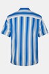 Camicia Men+ a righe con taglio speciale per l'addome, vestibilità comoda, colletto ad apertura inglese e mezze maniche, fino alla tg. 8XL