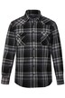 Kostkovaná košile John F. Gee, dlouhé rukávy, Kent límeček, Modern střih, do 8XL