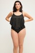Bikinislip, hoge taille, glittereffect
