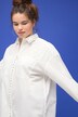 Chemise oversized à col de chemise, rivet fantaisie et manches longues