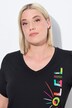 Funktionel T-shirt, Soleil, Classic, V-udskæring, korte ærmer