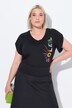 Funktionel T-shirt, Soleil, Classic, V-udskæring, korte ærmer