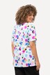 Tričko, puntíky, oversize, kulatý výstřih, krátké rukávy