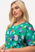 T-shirt oversized à décolleté rond, manches courtes. Imprimé taches
