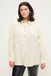 Bluse, oversized, fargede nupper, skjortekrage, langermet